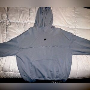 YoungLA Piping collection - blue grey colored hoodie - brand new, never worn - L